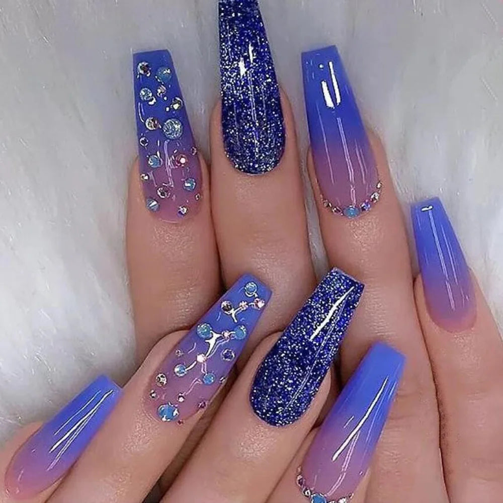 24Pcs Artificial Finger Nails