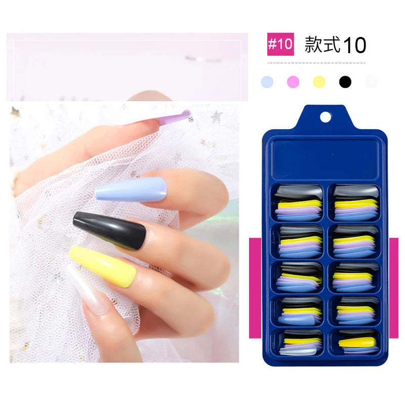 100pcs/box Acrylic Artificial False Nail