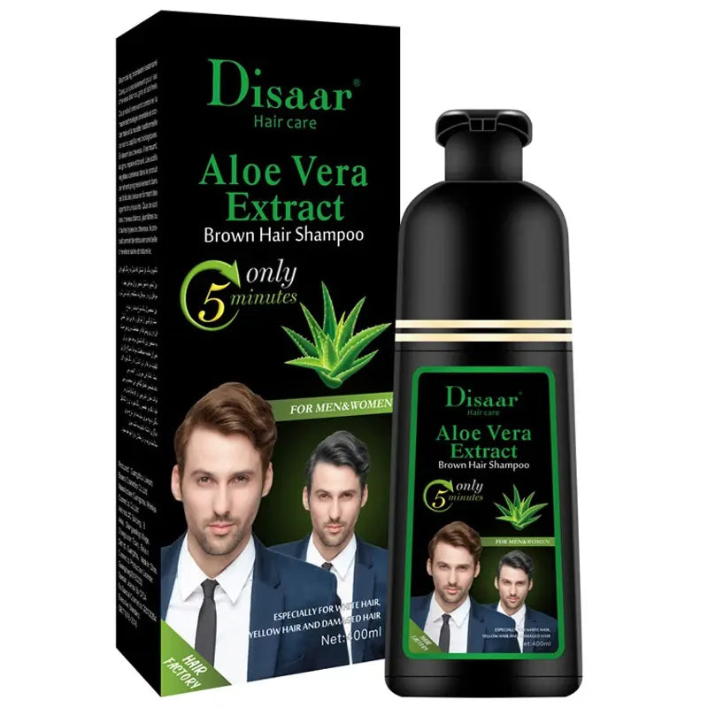 DISAAR 400ML Aloe Vera Brown HAIR SHAMPOO