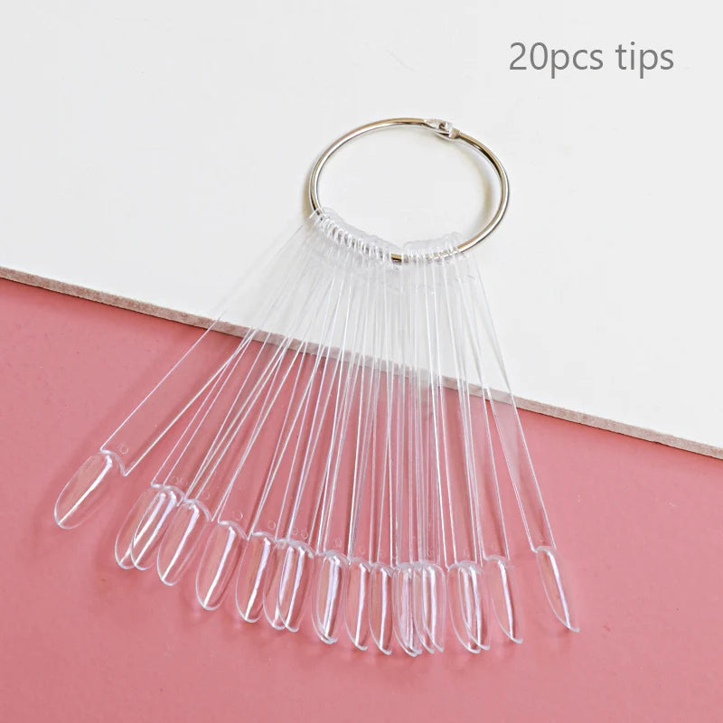Nail Display Sticks Nail Swatch False Nail Tips