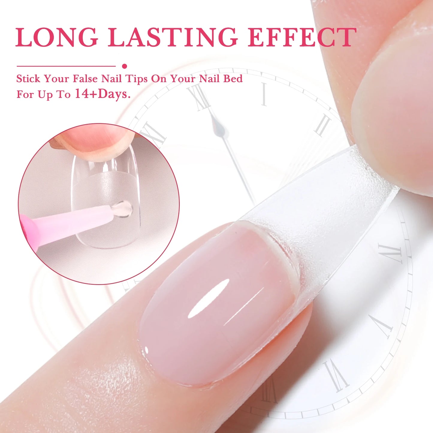14PCS Acrylic Nail Glue for Press on Nails