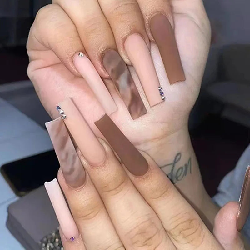 24Pcs Artificial Finger Nails