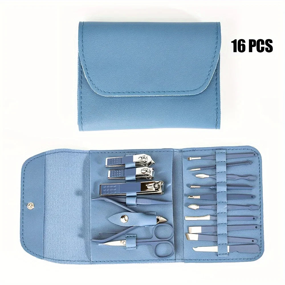 16pcs Professional Nail Clippers