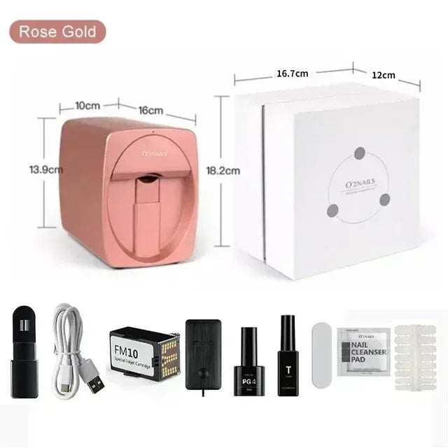3D Portable Mobile Nail Painting Machine for Home Nail Salon