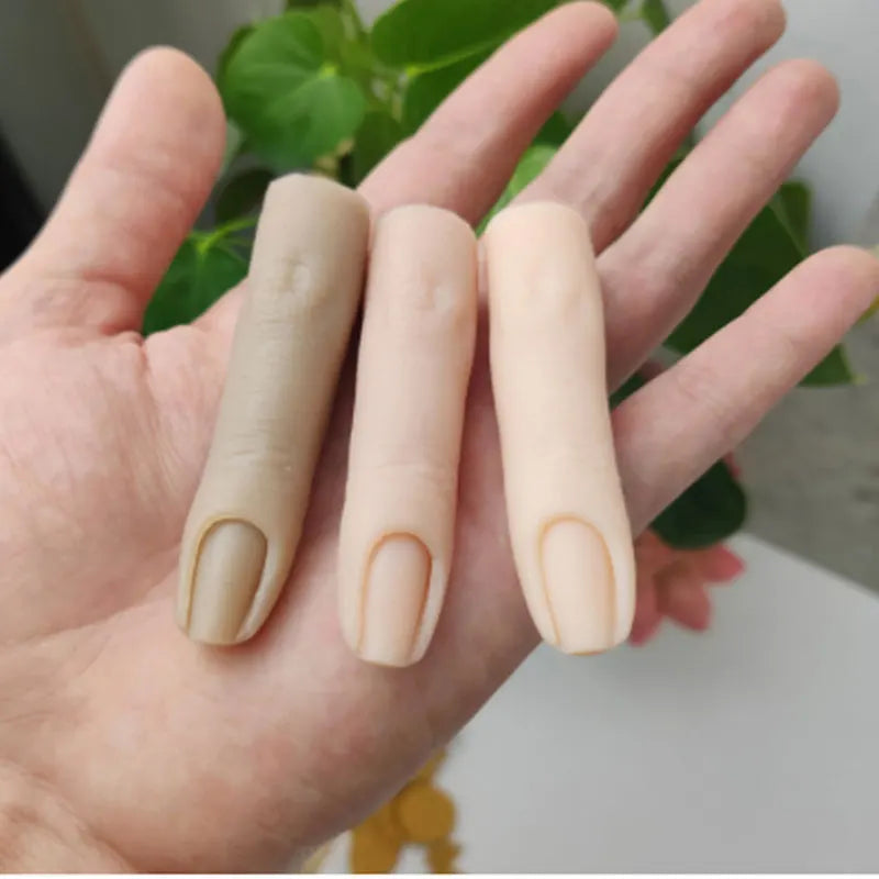 1Pcs Nail Art Training Hand False Finger Nail