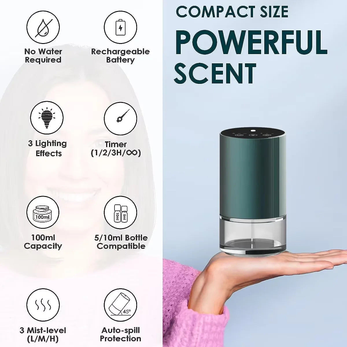 Perfume Aroma Diffuser Car Air Freshener