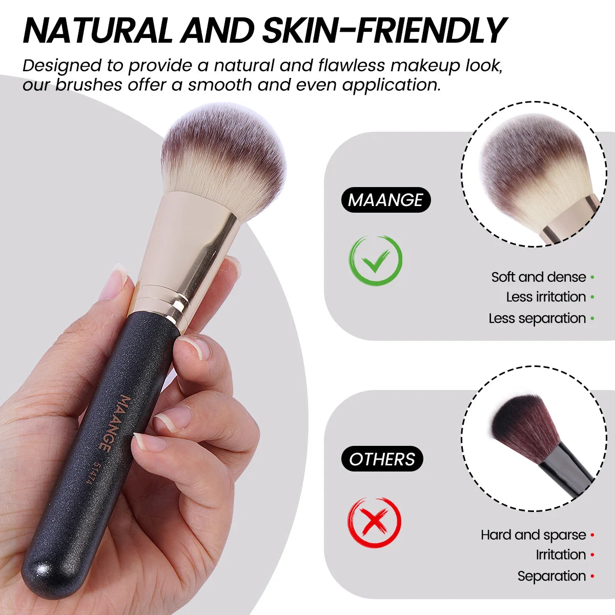MAANGE 7pcs/set Makeup Brushes for Cosmetics
