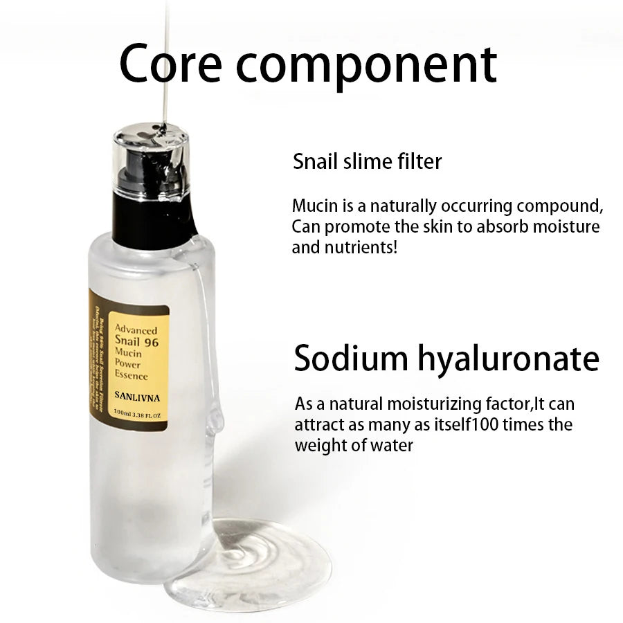 96% High-content Snail Mucin Korean Skin Care