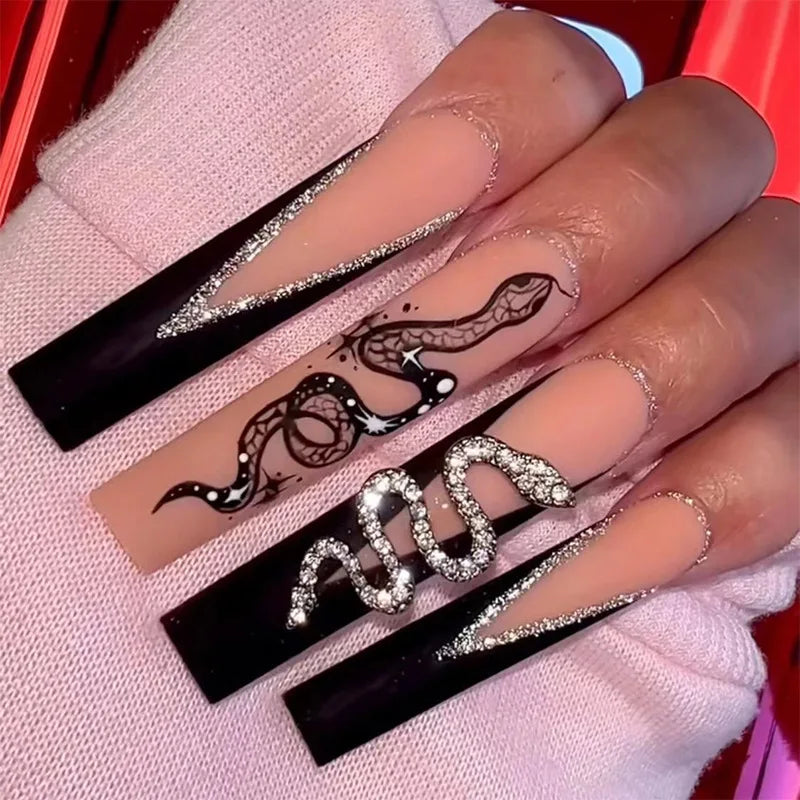 24Pcs Artificial Finger Nails