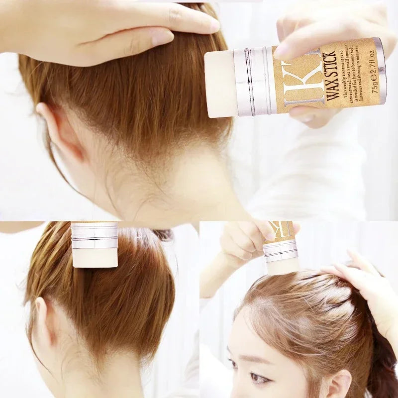 Waterproof Long-Lasting Hair Wax Stick Portable Finishing