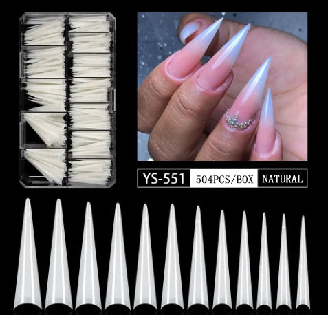 Artistic Extra-Long Pointed Salon Wearable Nail