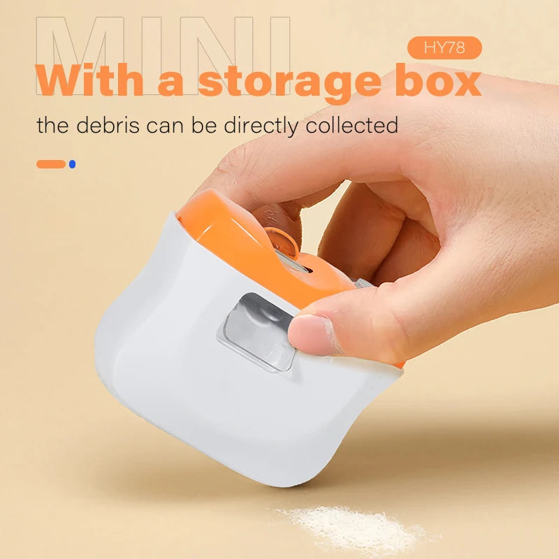 2-in-1 rechargeable electric nail clipper and poisher