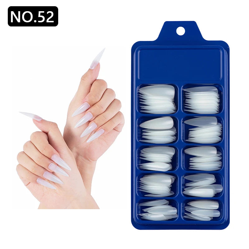 100pcs/box Acrylic Artificial False Nail