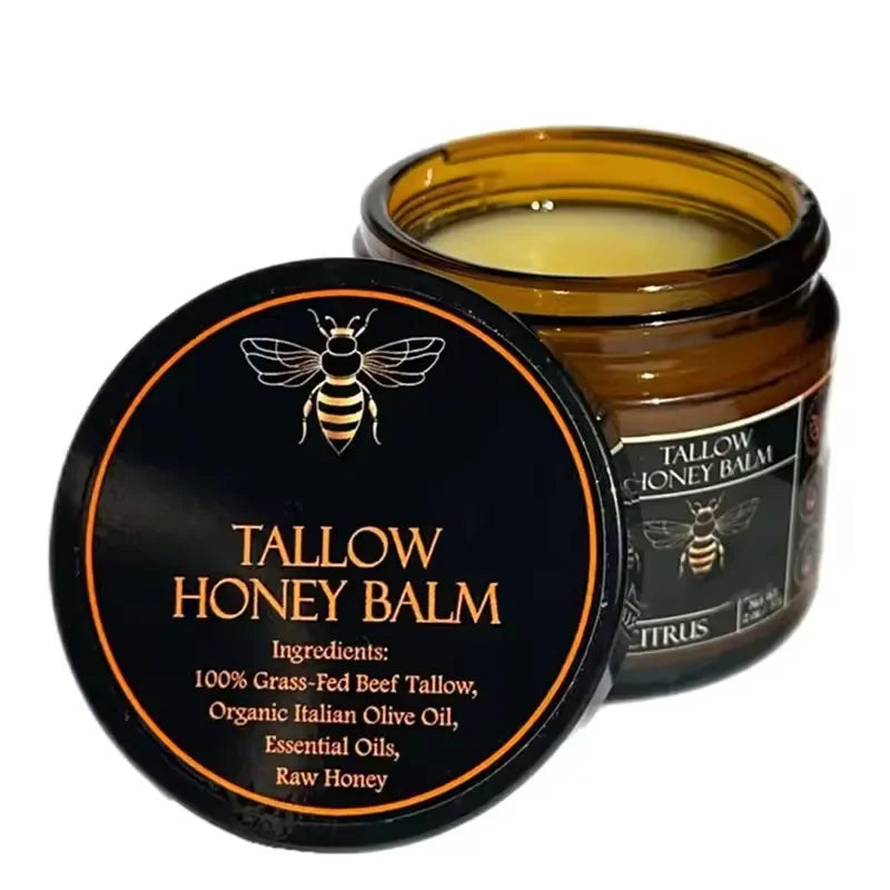 Organic Grass Fed Beef With Raw Honey Moisturizing Cream