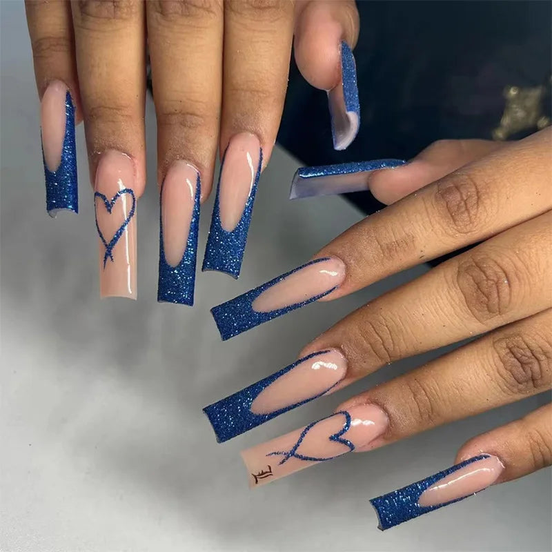 24Pcs Artificial Finger Nails