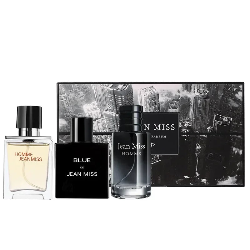High Quality 90ml Men Perfume Hombre Gift Box 3pcs Set Colognes Scent