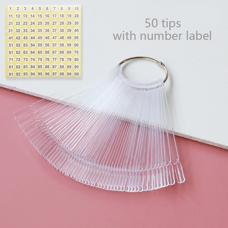 Nail Display Sticks Nail Swatch False Nail Tips