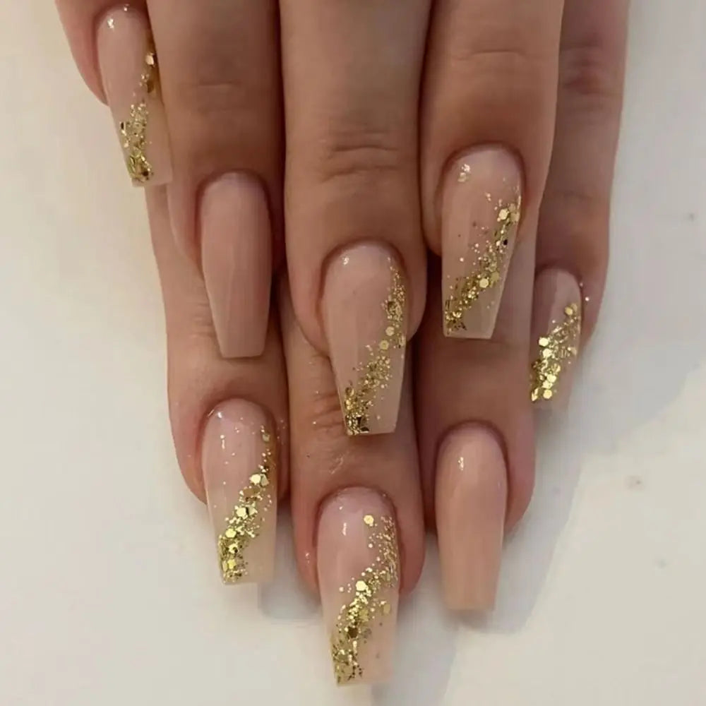 Fashion Colorful Butterfly False Nail