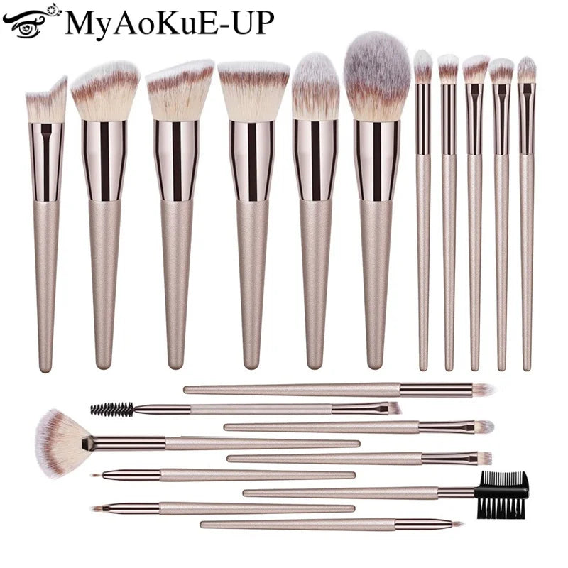 4/10/14/20 Pcs Makeup Brush Set