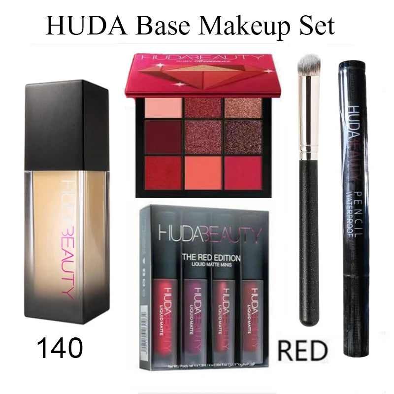 34ml Flawless HUDA 9 Color Foundation Matte Concealer