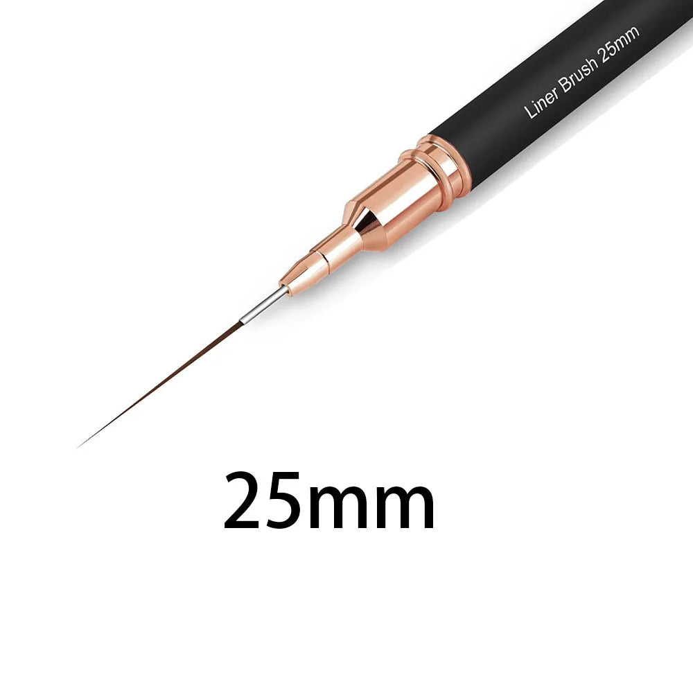 Black Nail Art Liner Brushes
