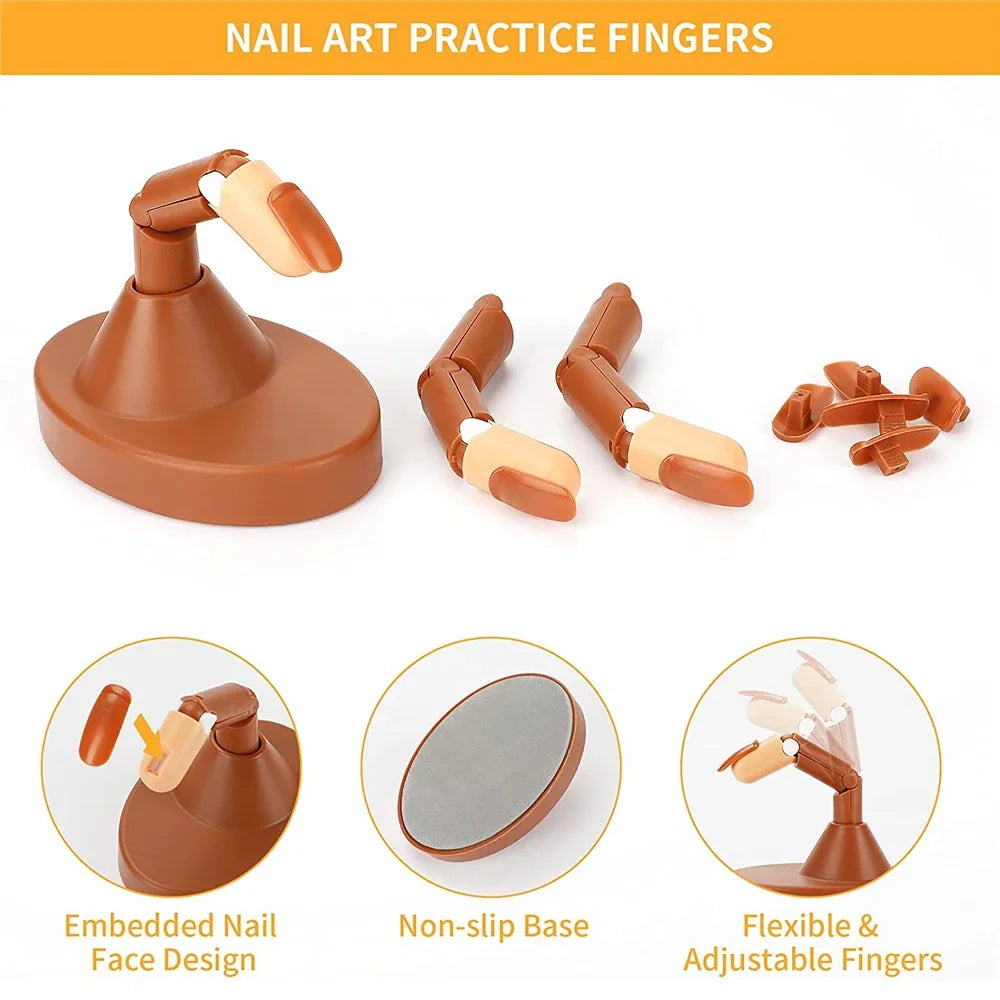 Nail art Practice finger