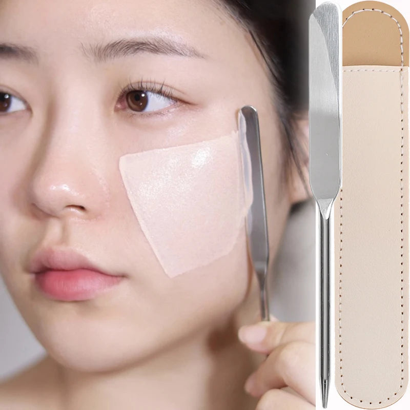 Professional Makeup Spatula Mixing Stick Foundation Brush Blending Liquid