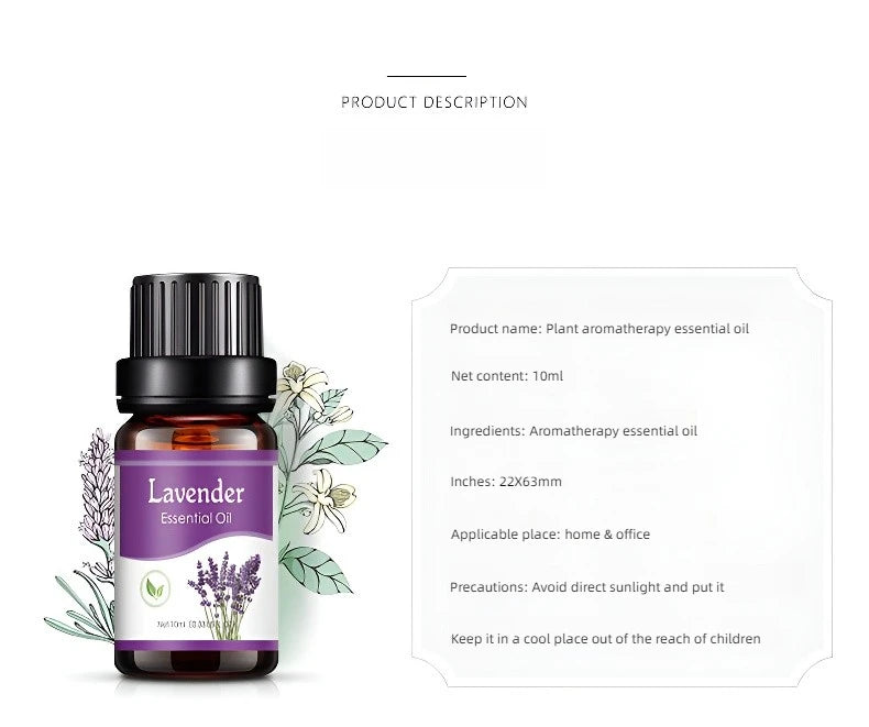 18 Flavors Essential Oils for Aroma Diffuser
