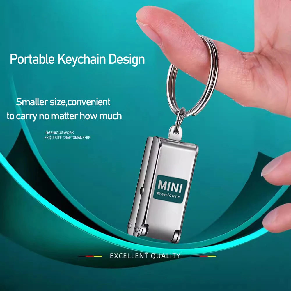 Collapsible Portable Travel Fingernail Nail Scissors