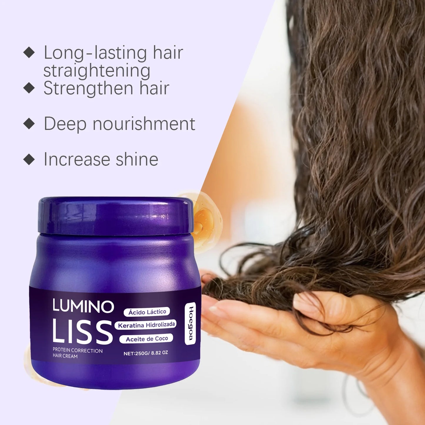 Keratin Hair Cream Fast Smoothing