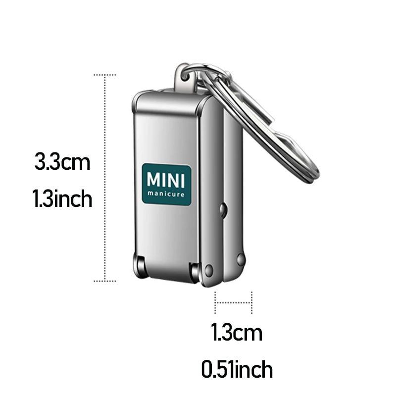 Collapsible Portable Travel Fingernail Nail Scissors
