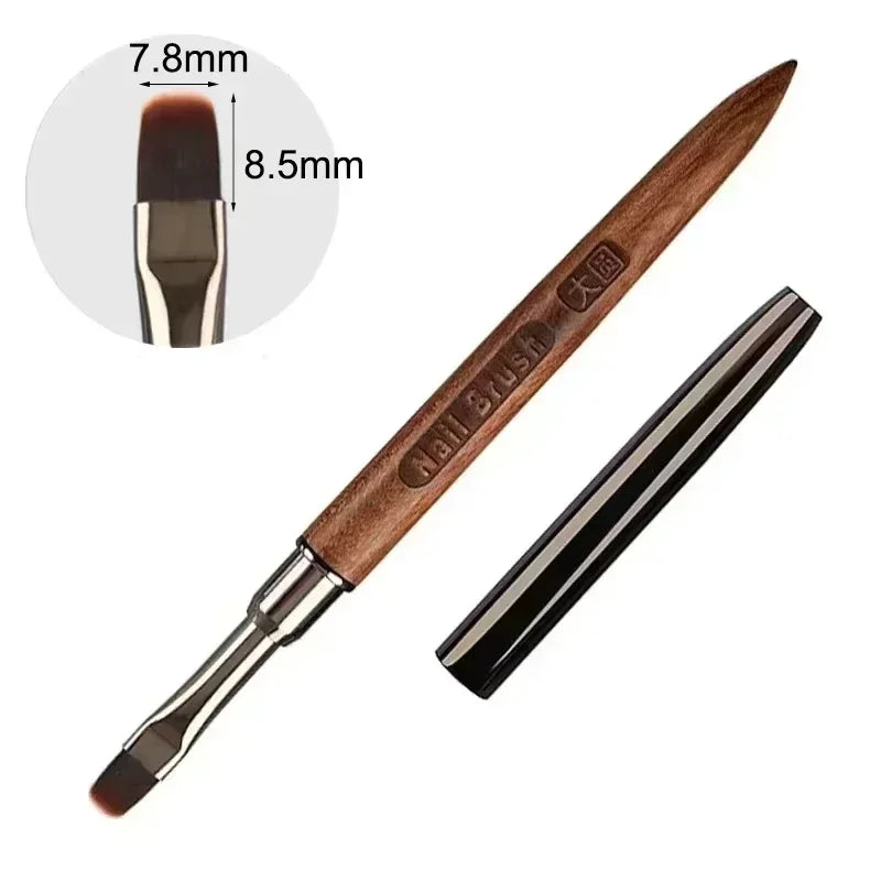 Wood Gel Painting Brush Nail Art