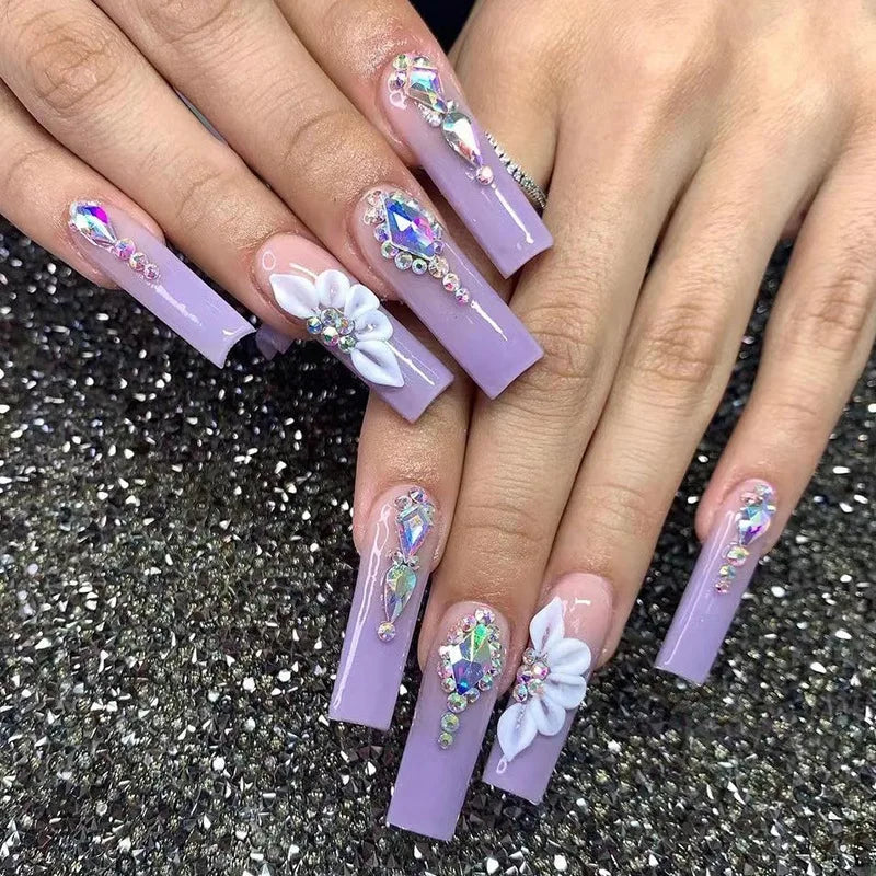 24Pcs Artificial Finger Nails