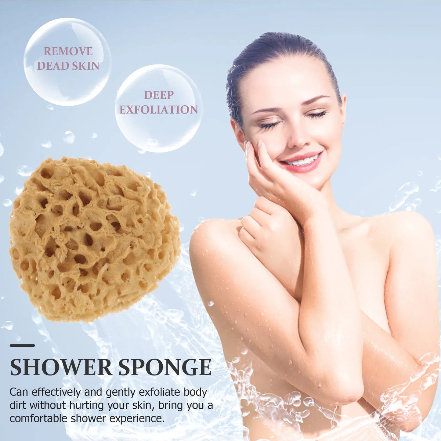 Bath Back Sponge Bathing Ball Back Scrubber