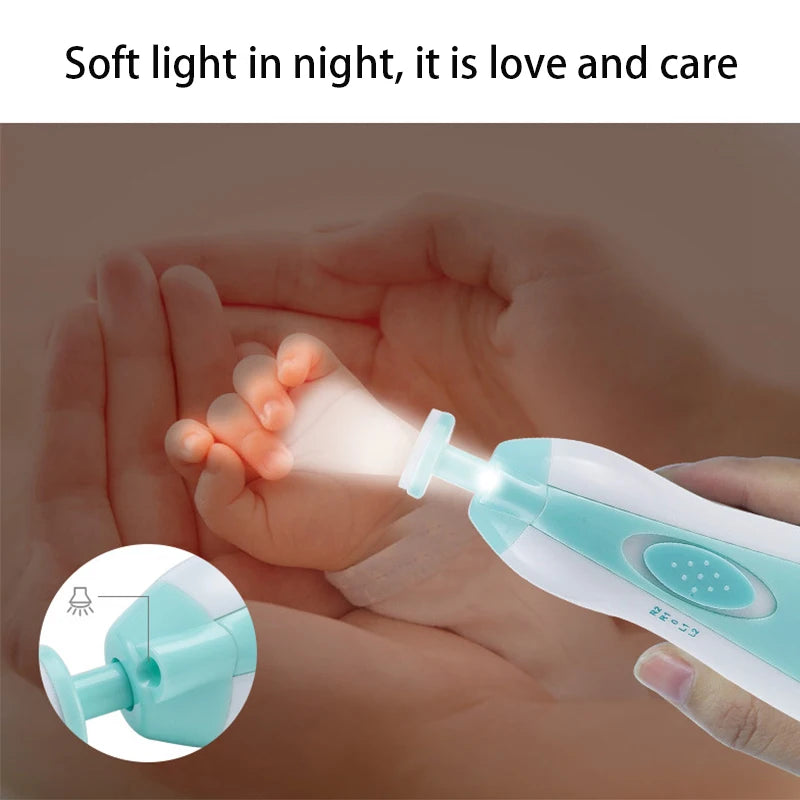Baby Electric Nail Trimmer Kid Nail Polisher