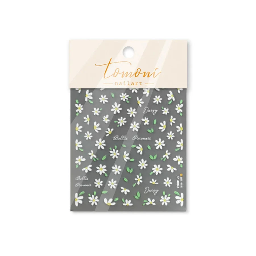 1piece high quality 5D glass fragment nail sticker