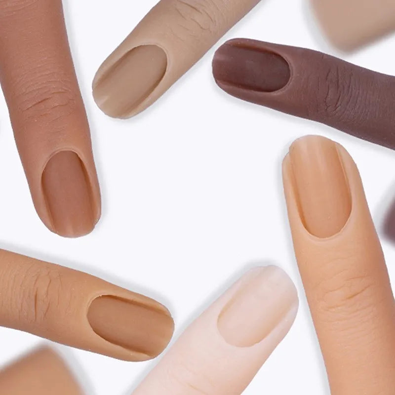 1Pcs Nail Art Training Hand False Finger Nail