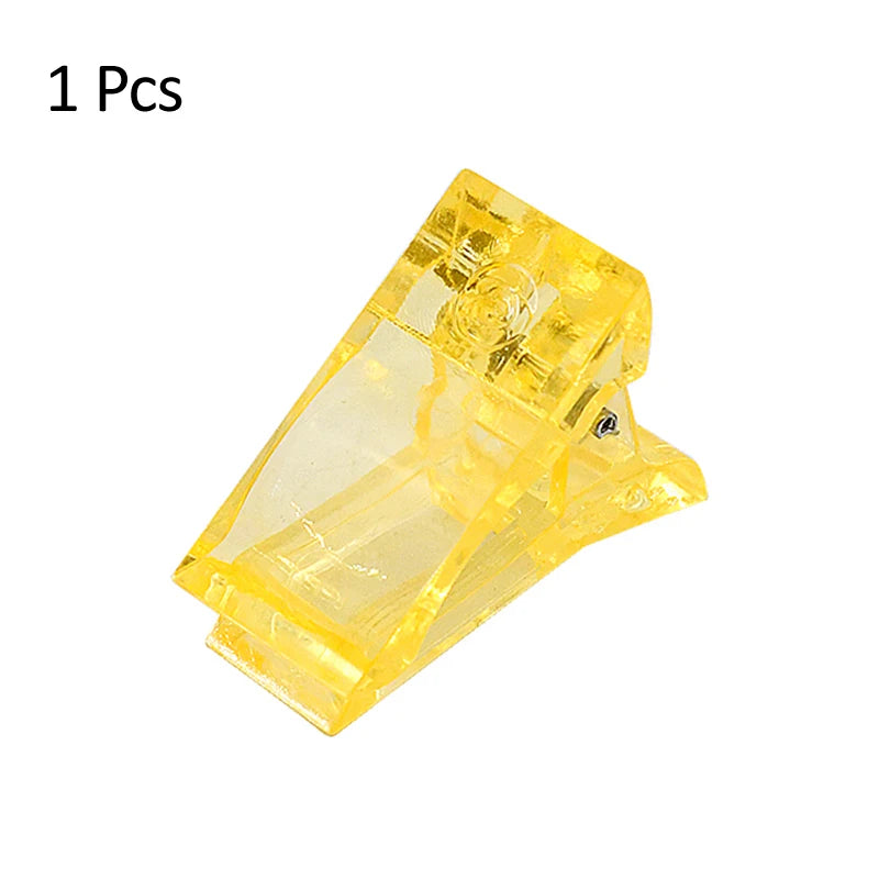 Transparent Crystal Extension Rubber Setting Clip