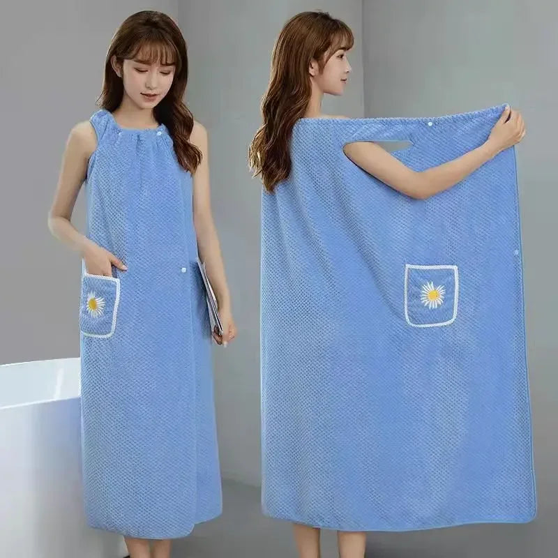 Bath Towel Household Women Wearable Wrap