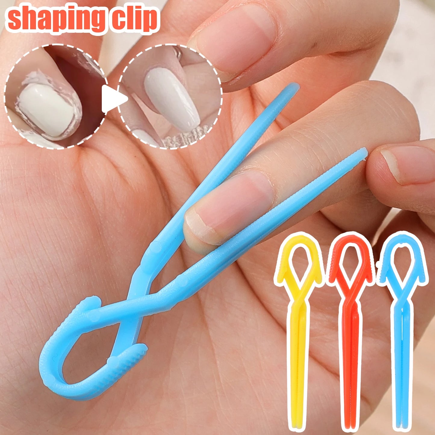 50PCS Reusable Nail Shaping Clips