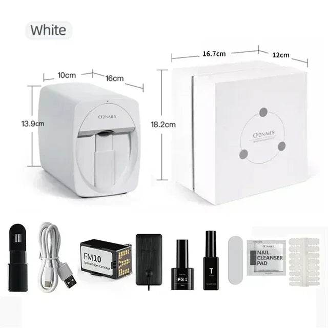 3D Portable Mobile Nail Painting Machine for Home Nail Salon
