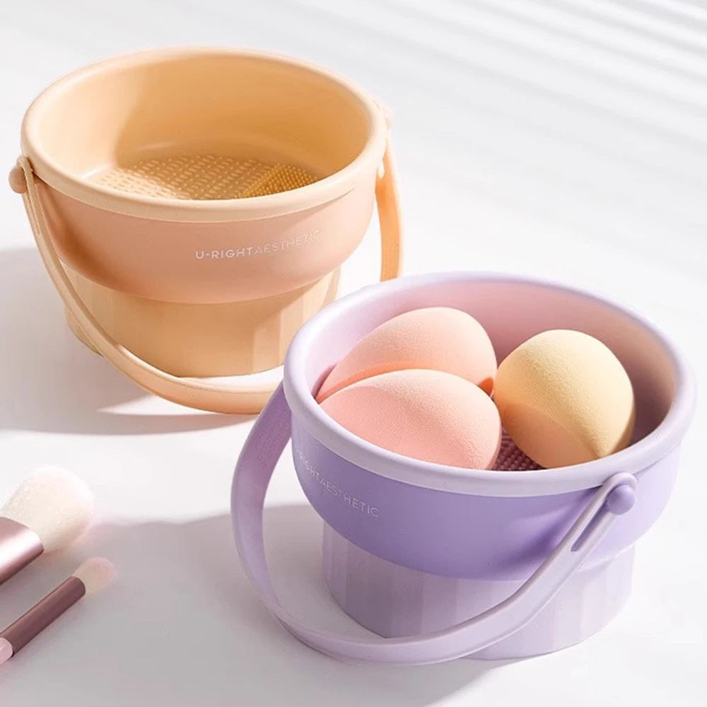 Makeup Brush Cleaning Bucket Washing And Drying Tools