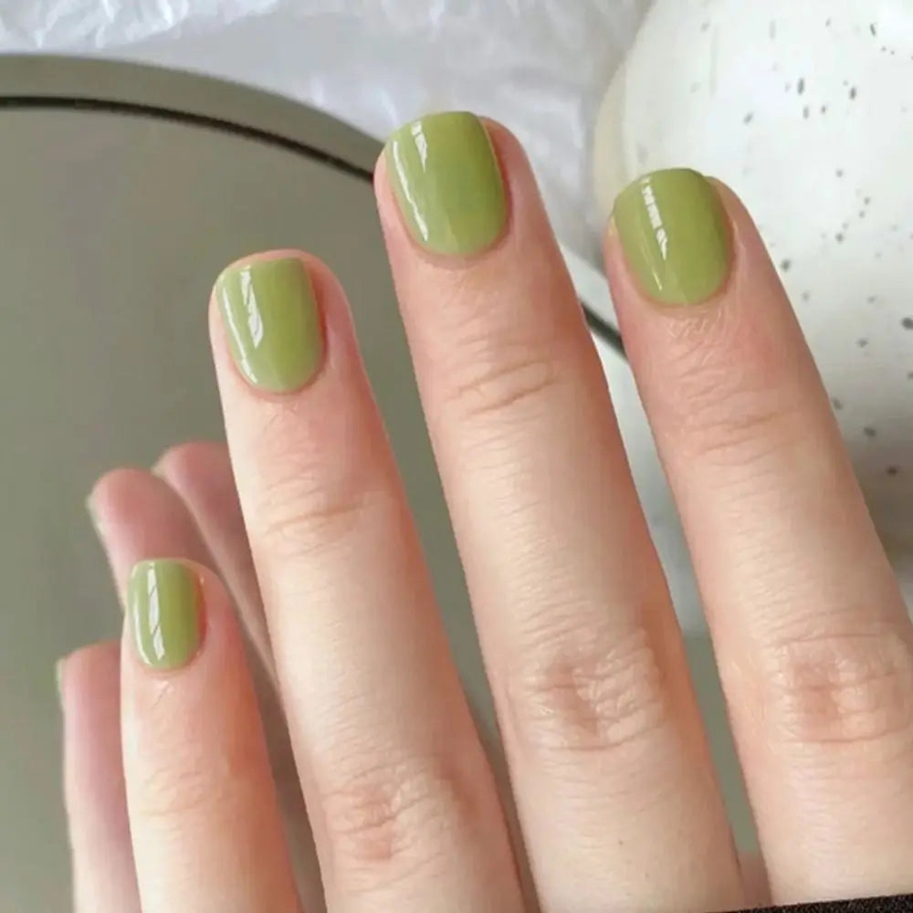 French Simple Style False Nails