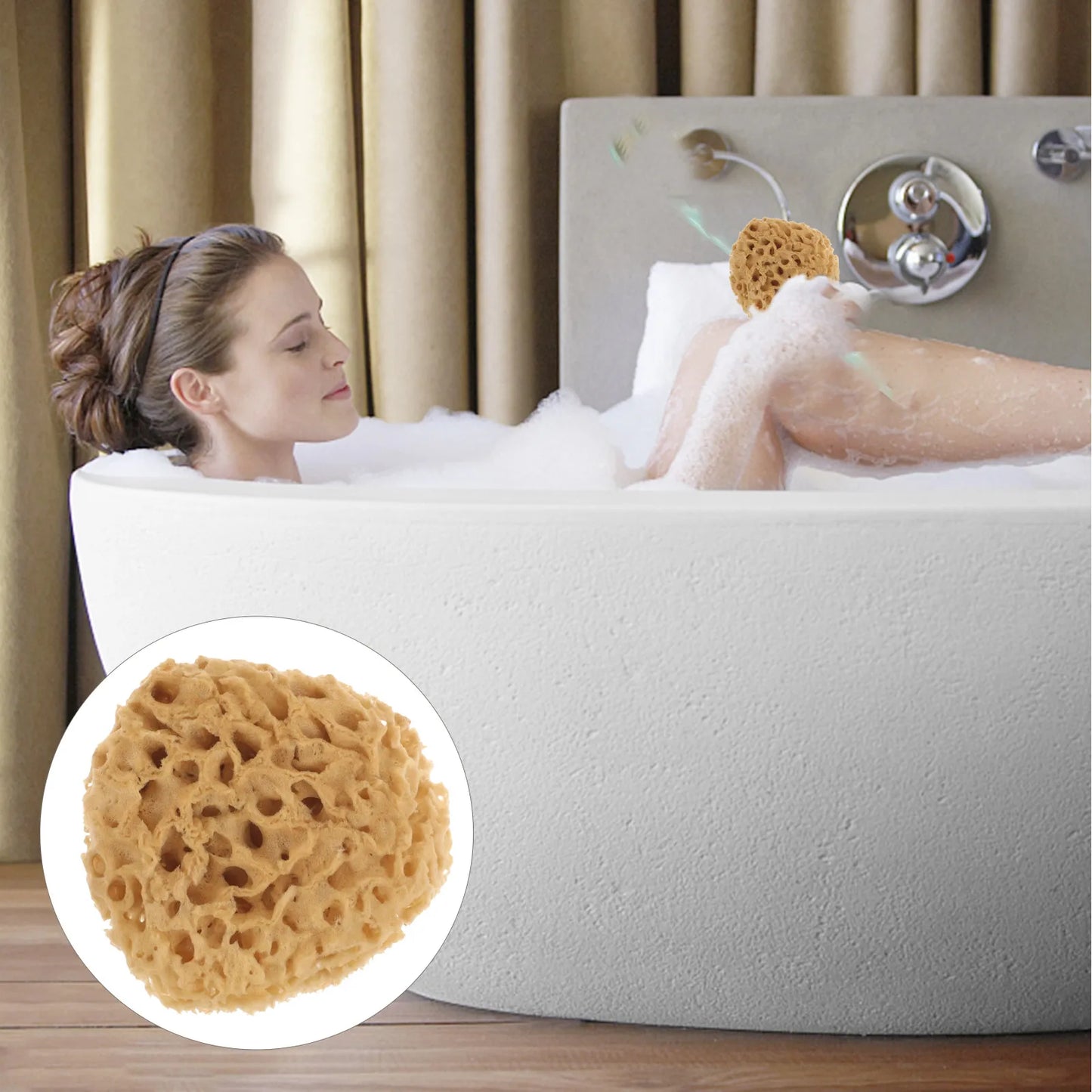 Bath Back Sponge Bathing Ball Back Scrubber