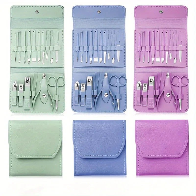 16pcs Professional Nail Clippers