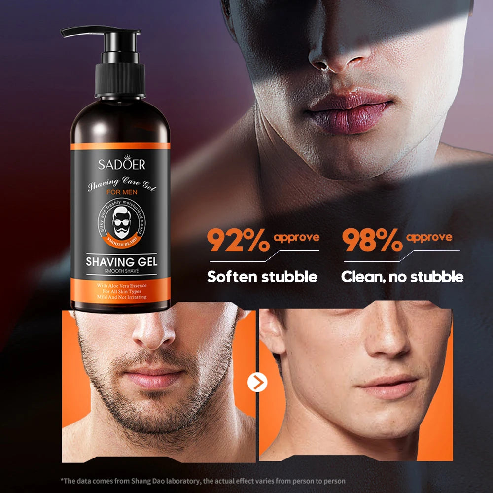 2PCS Men's Shaving Gel Non
