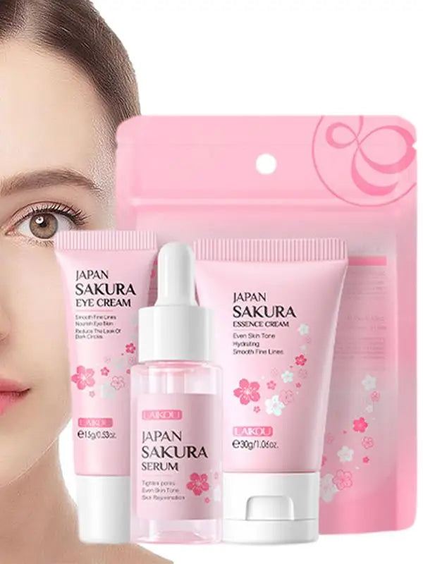 Face Skin Care Set Cleanser Sakura Essence