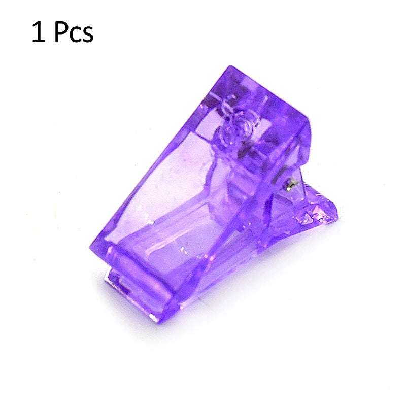 Transparent Crystal Extension Rubber Setting Clip