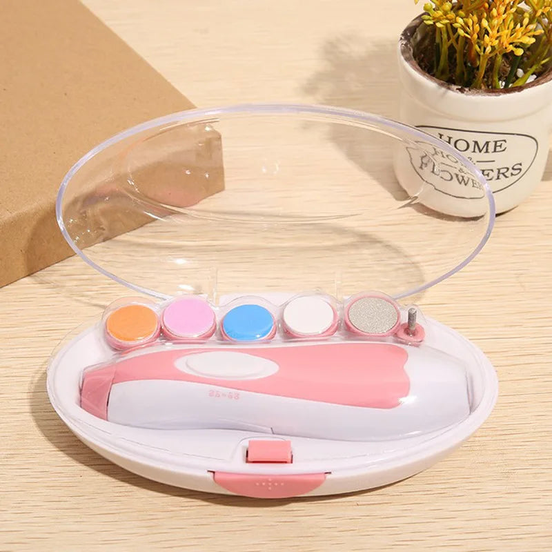 Baby Electric Nail Trimmer Kid Nail Polisher