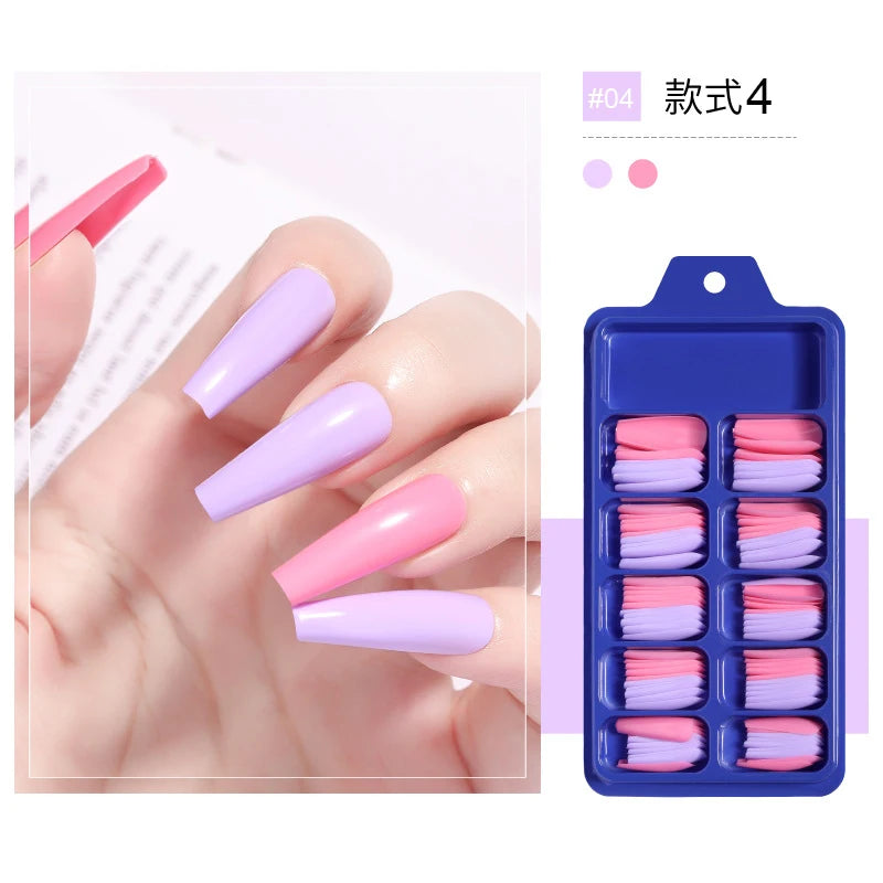 100pcs/box Acrylic Artificial False Nail